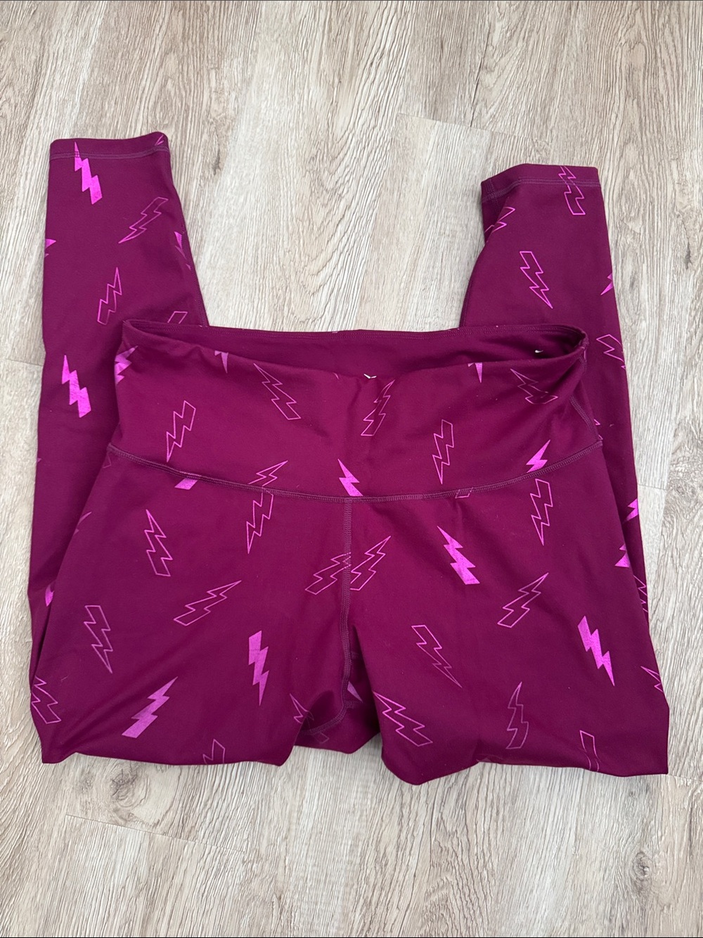 Women’s Old Navy Lightning Print Active Leggings size XL petite